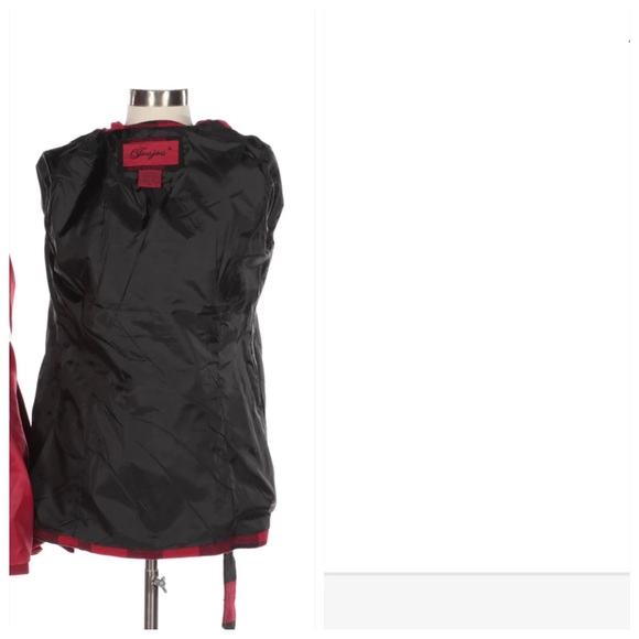 Joujou plaid coat red and black - Picture 3 of 4